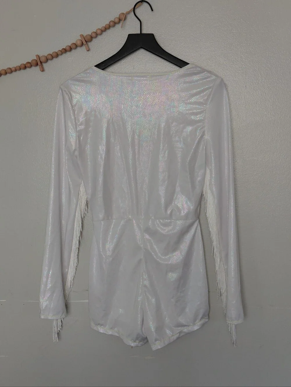 Irradescent Western Fringe Party Concert Festival Romper XS/S